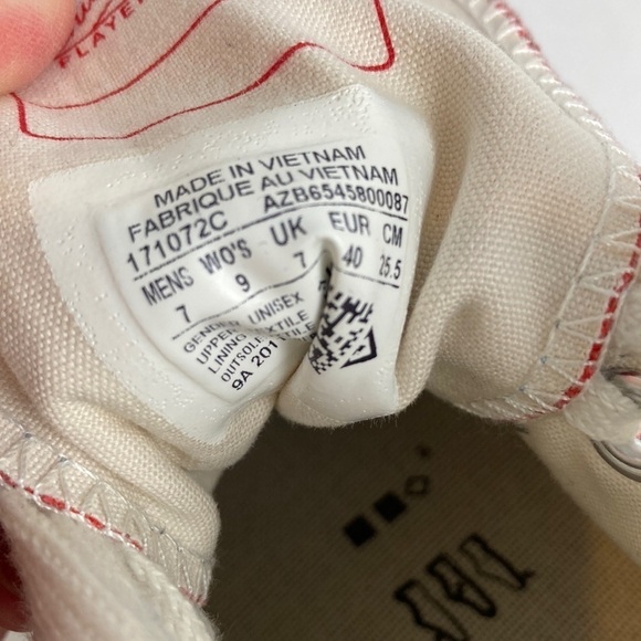 Converse Chuck 70 High 'Paisley Habanero Red' Floral Sz 9 Elevated Basic Casual - Picture 13 of 16